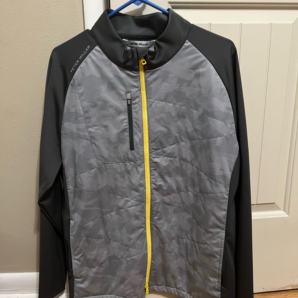 Peter Millar Gray and Camo Men's Jacket (Unworn)